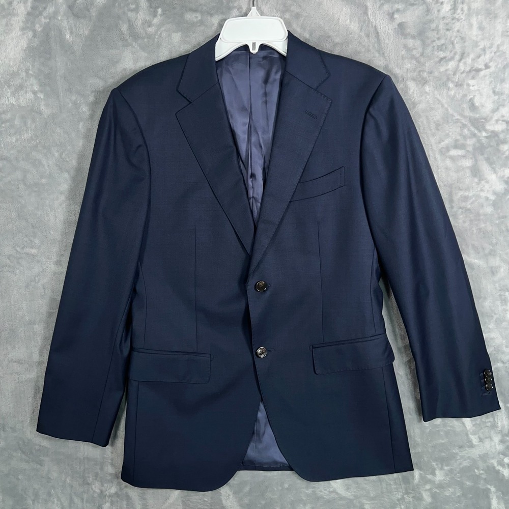 Suitsupply Napoli Suit Jacket Blazer Mens 38R Navy Blue Vitale Barberis Wool